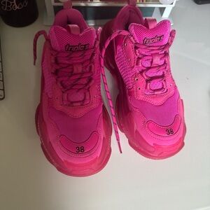 Triple S Balenciaga Pink Sneakers